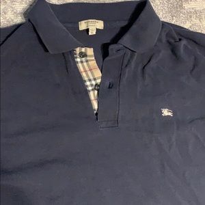 Men’s Burberry Longsleeve Knit Polo